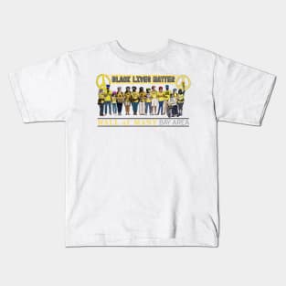 Wall of Many - Black Lives Matter by Curtis Jensen Kids T-Shirt